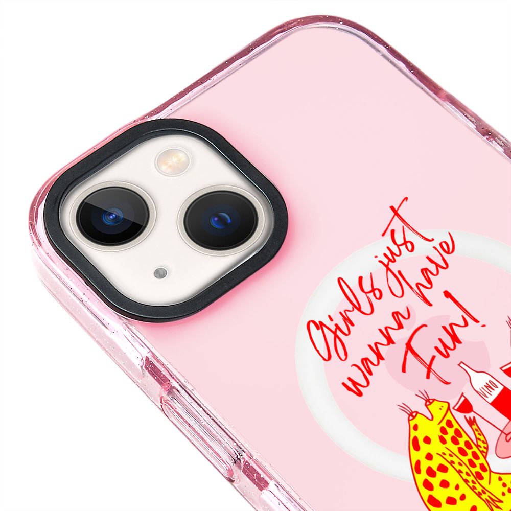 MagsafeliArtycaseSimliPembe