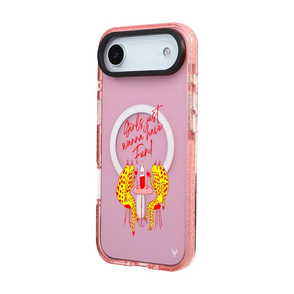MagsafeliArtycaseSimliPembe