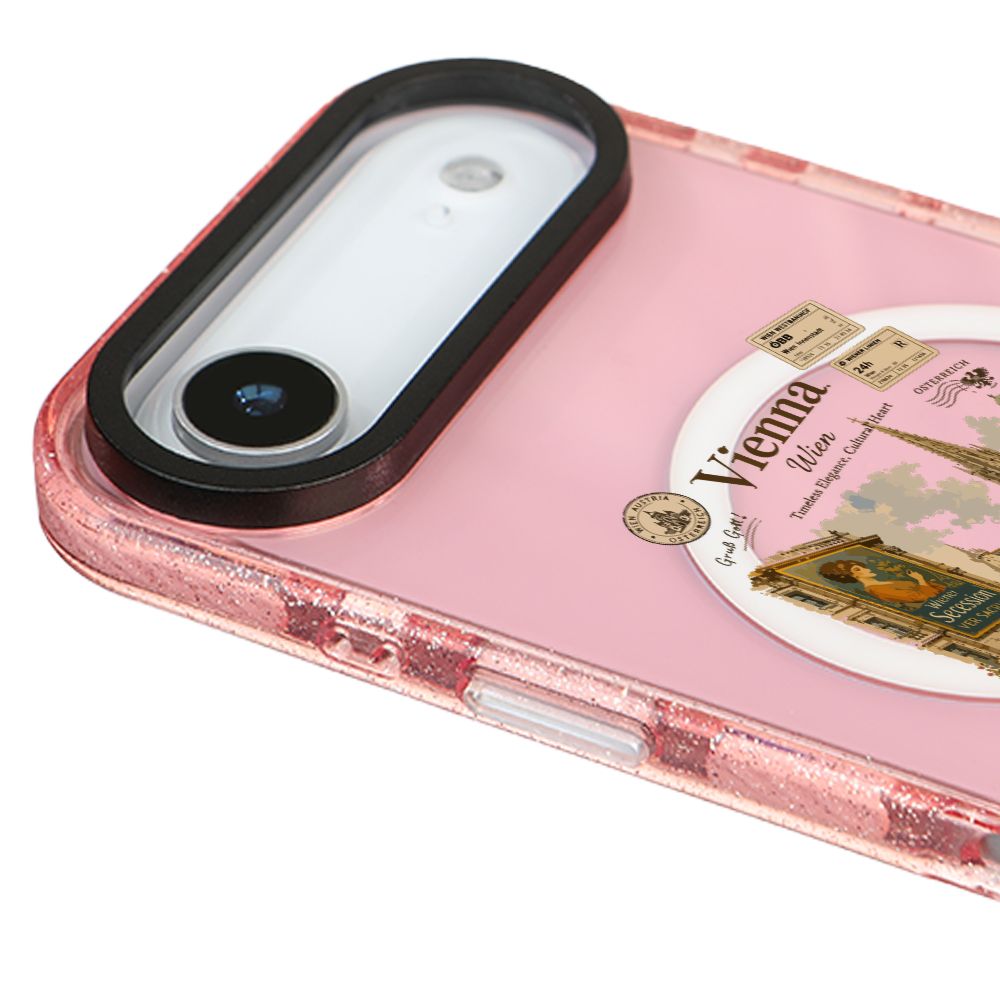 MagsafeliArtycaseSimliPembe
