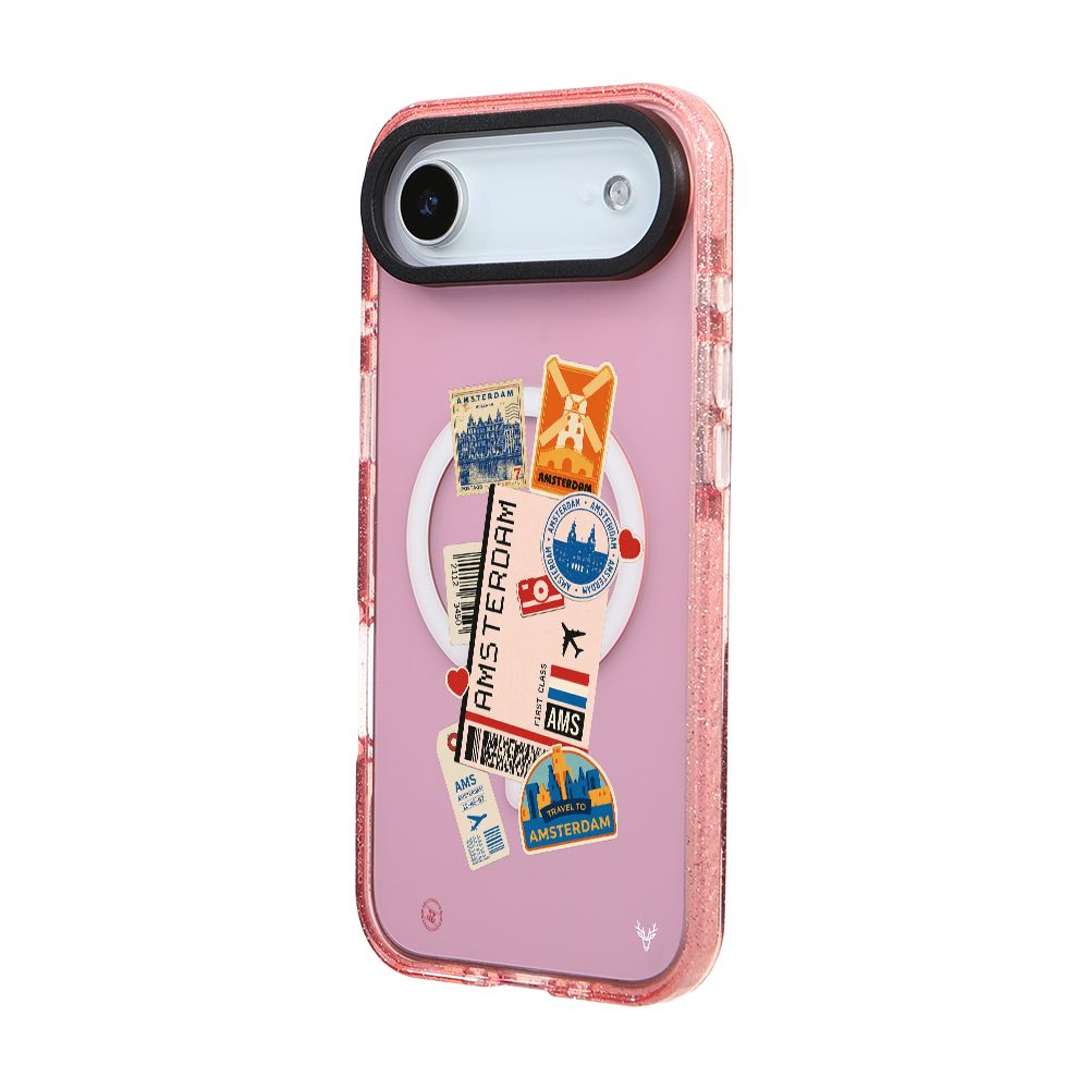 MagsafeliArtycaseSimliPembe