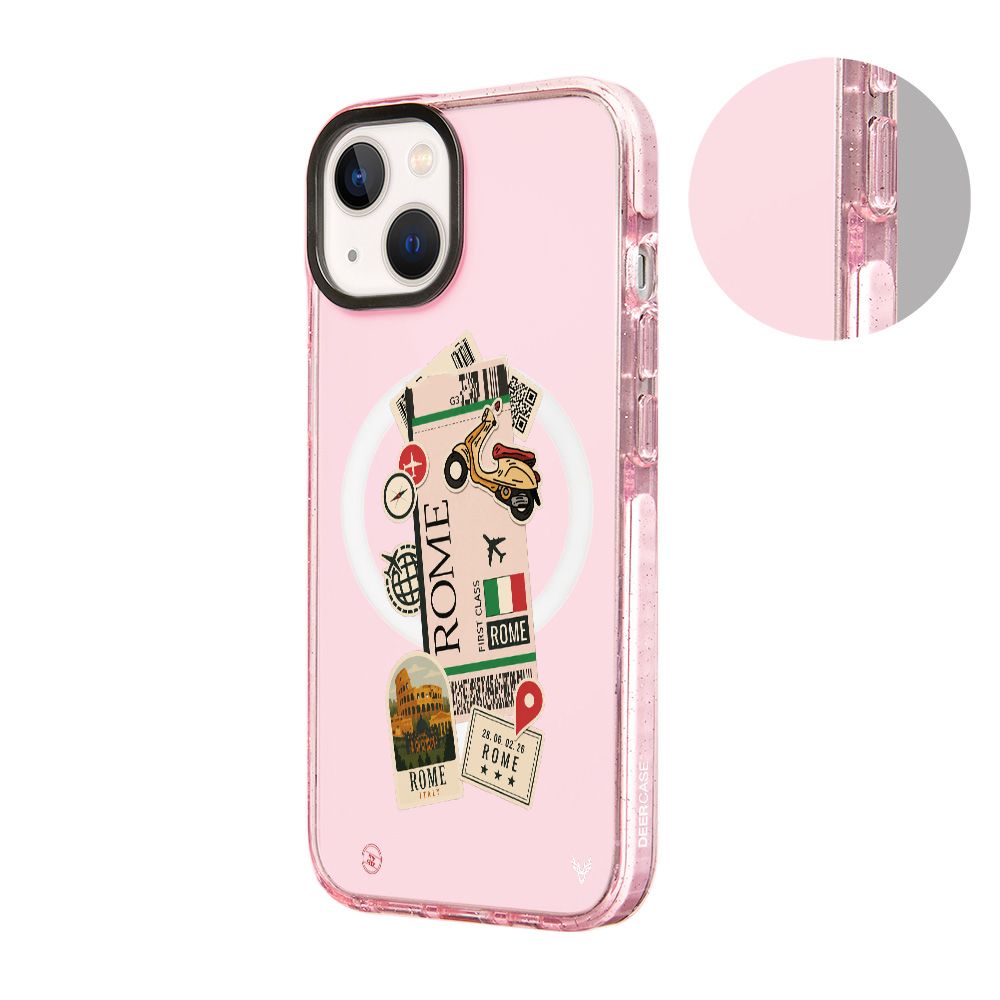 MagsafeliArtycaseSimliPembe