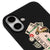iPhone 16 Roman Vespa Telefon Kılıfı - Renkli Silikon - Siyah