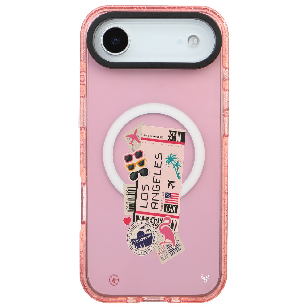 MagsafeliArtycaseSimliPembe