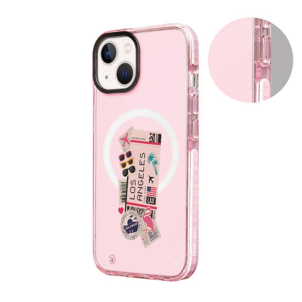 MagsafeliArtycaseSimliPembe