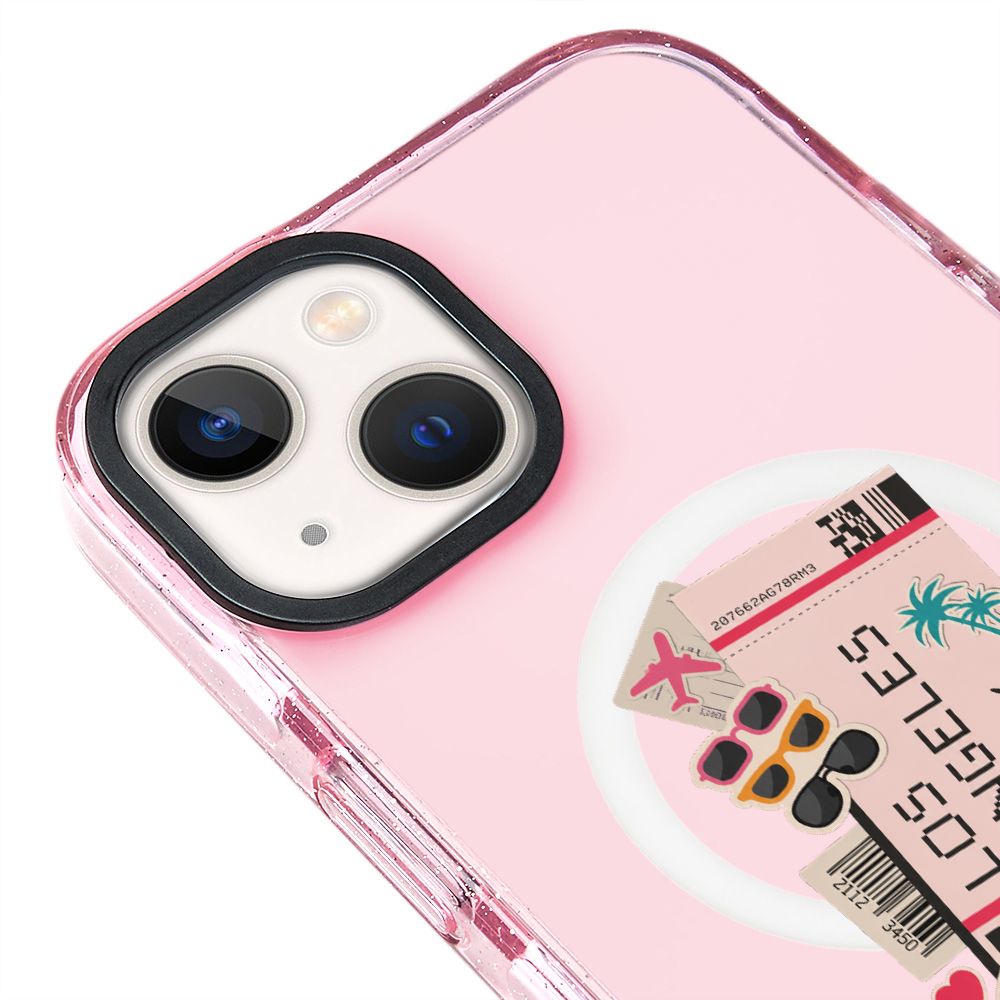 MagsafeliArtycaseSimliPembe