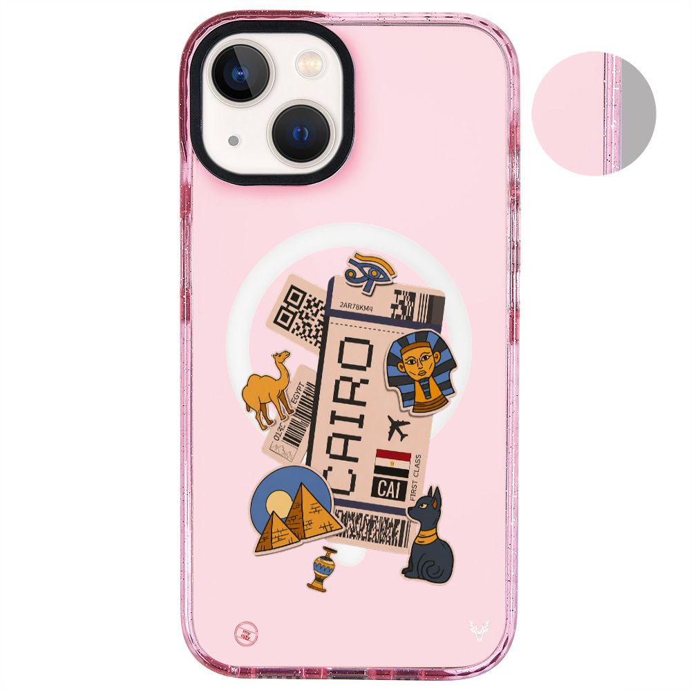 MagsafeliArtycaseSimliPembe
