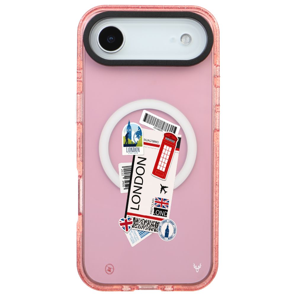 MagsafeliArtycaseSimliPembe