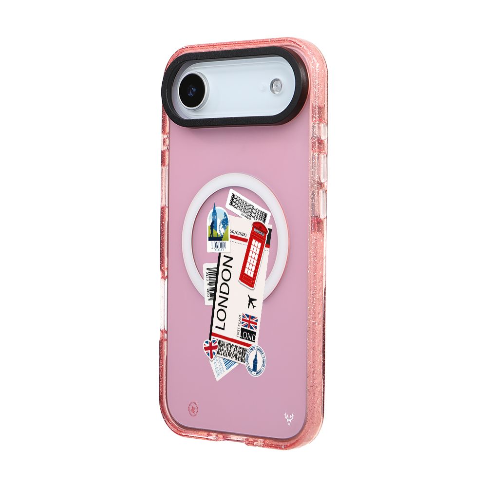 MagsafeliArtycaseSimliPembe