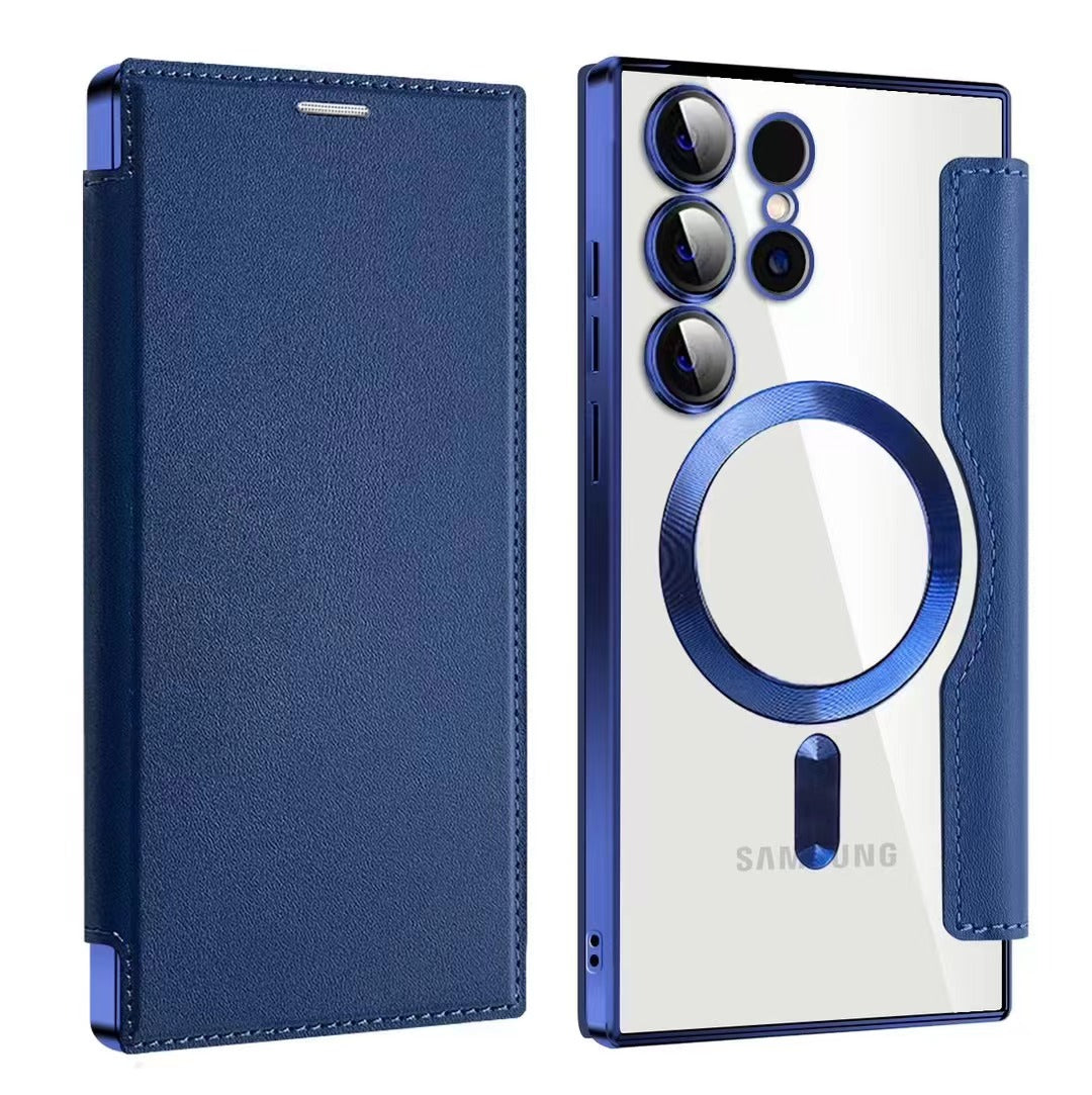 Samsung S23 Ultra Flip Cover Magsafe Blue