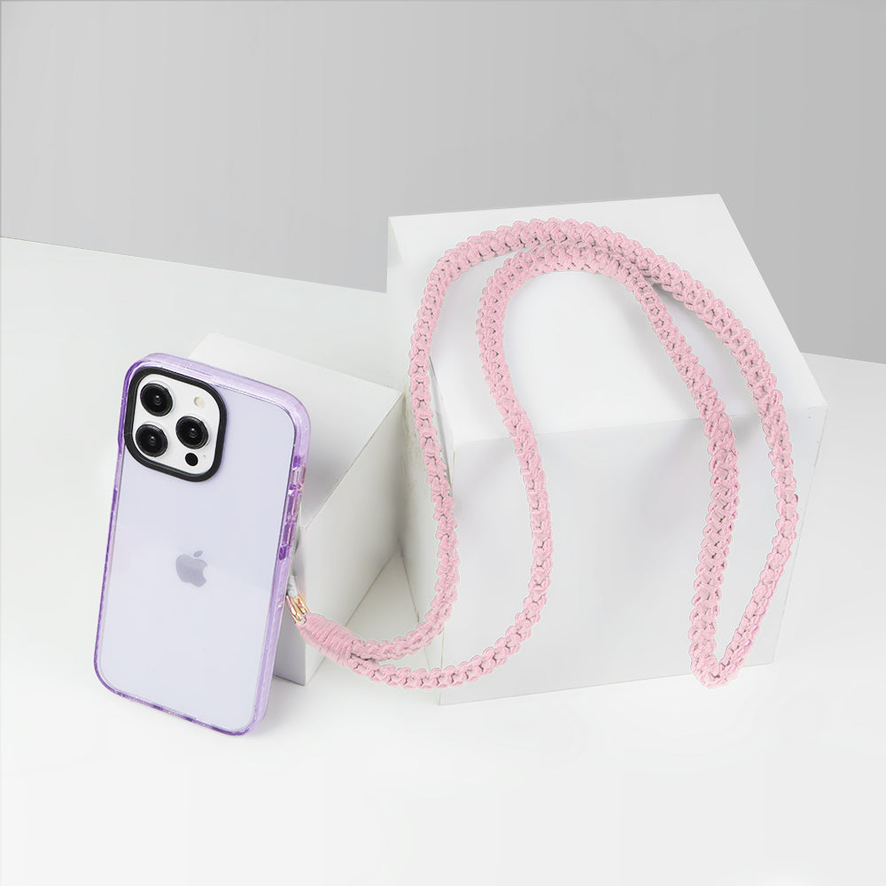 Telefon Boyun Askılığı Pudra Pembe