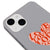 iPhone 13 Mini Gossip Love Telefon Kılıfı - Renkli Silikon - Gri