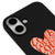iPhone 16 Plus Gossip Love Telefon Kılıfı - Renkli Silikon - Siyah