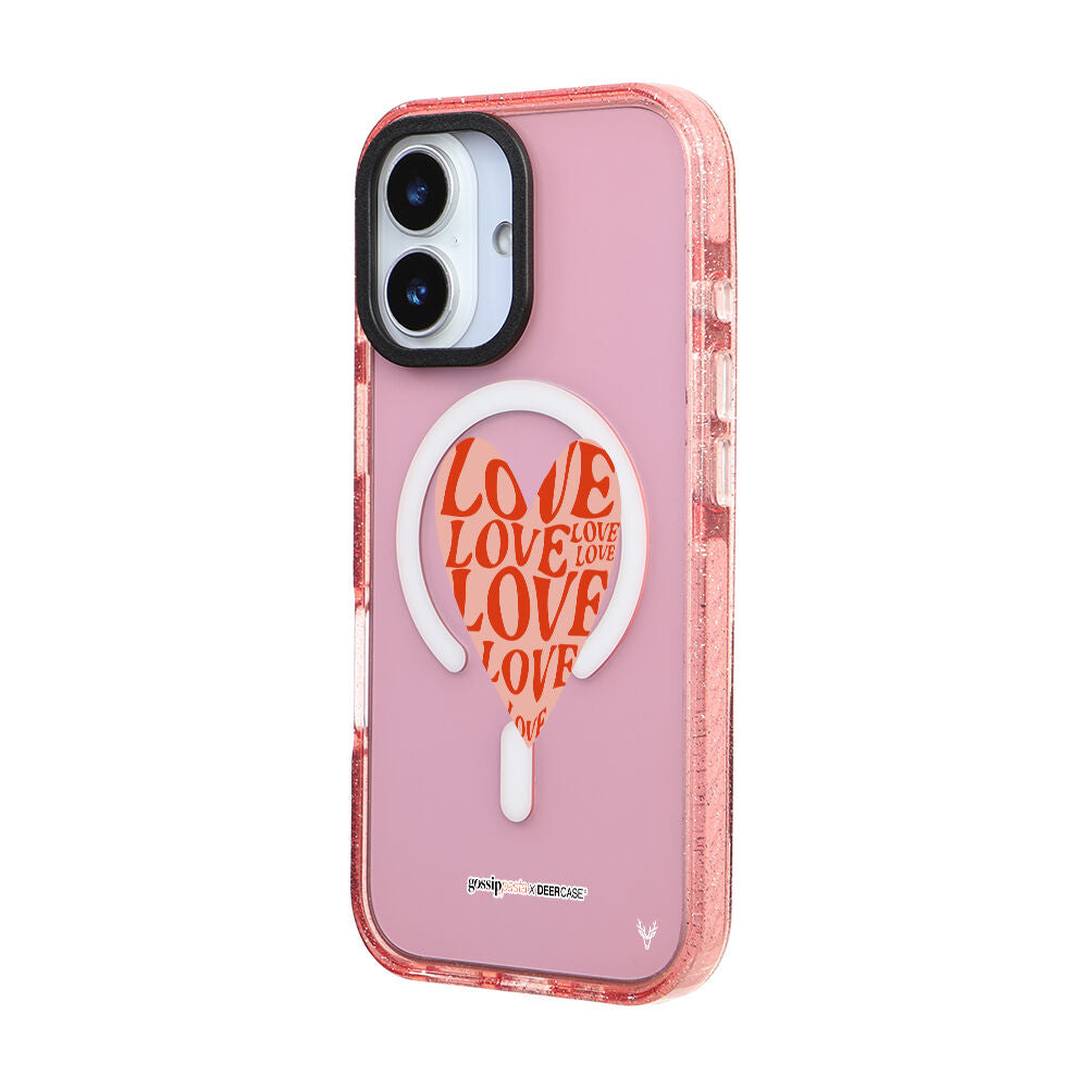 MagsafeliArtycaseSimliPembe