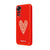 Xiaomi Redmi Note 11 Gossip Love Telefon Kılıfı - Renkli Silikon - Kırmızı