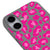 iPhone 16 Plus Pinky Dots Telefon Kılıfı - Renkli Silikon - Gri