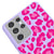 Samsung S21 Ultra Pinky Dots Telefon Kılıfı - Renkli Silikon - Lila