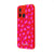 Xiaomi Redmi 12C Pinky Dots Telefon Kılıfı - Renkli Silikon - Kırmızı