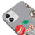 iPhone 12 Luck Lips Berry Telefon Kılıfı - Renkli Silikon - Gri