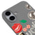 iPhone 17 Luck Lips Berry Telefon Kılıfı - Renkli Silikon - Gri