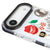 iPhone Air Luck Lips Berry Telefon Kılıfı - Magsafeli Artycase - Siyah