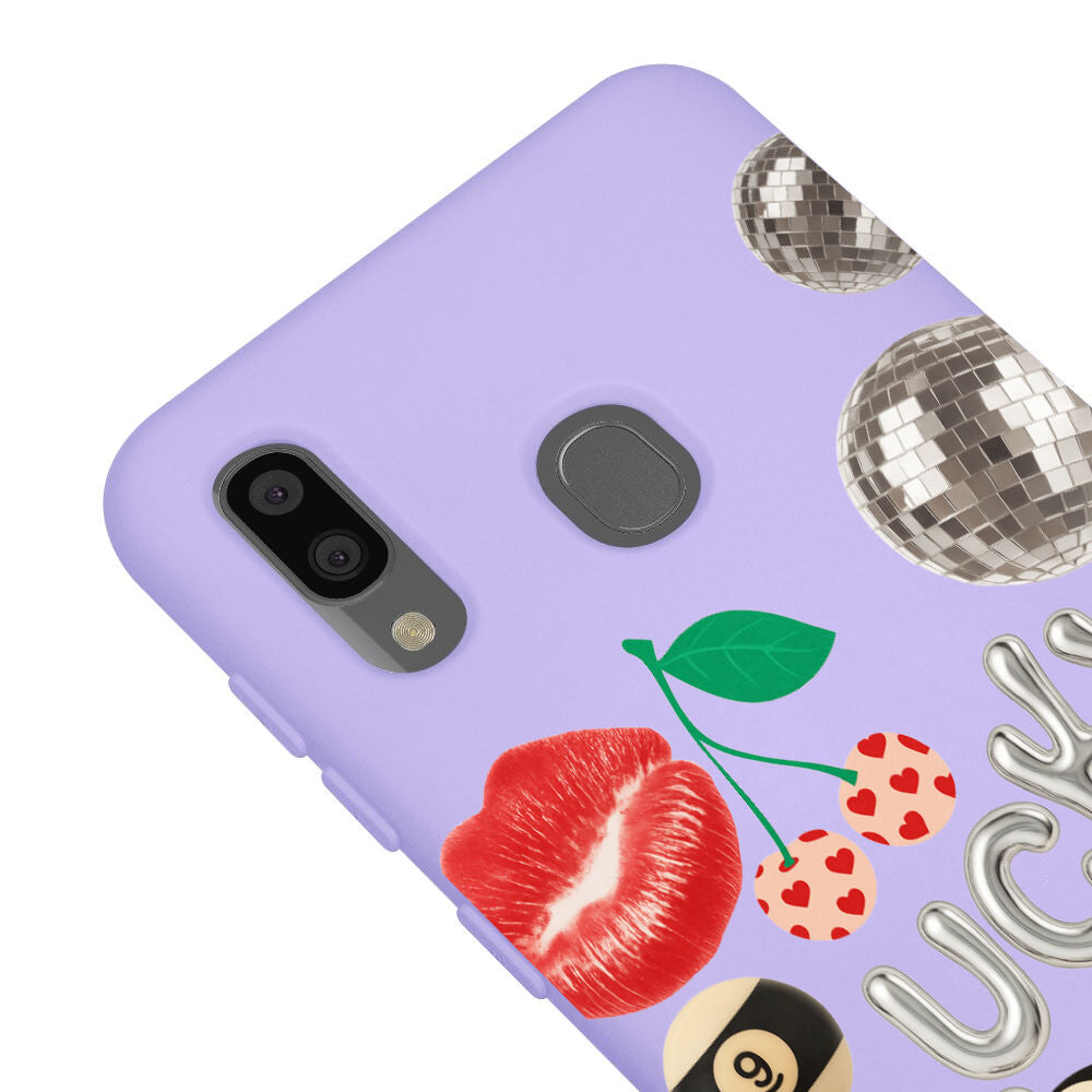 RenkliSilikonLila