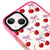iPhone 13 Berries Ribbons Telefon Kılıfı - Artycase - Turuncu Yeşil