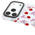 iPhone 17 Pro Berries Ribbons Telefon Kılıfı - Magsafeli Artycase - Beyaz