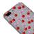 iPhone 8 Plus Berries Ribbons Telefon Kılıfı - Renkli Silikon - Gri