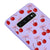 Samsung S10 Berries Ribbons Telefon Kılıfı - Renkli Silikon - Lila