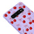 Samsung S10 Plus Berries Ribbons Telefon Kılıfı - Renkli Silikon - Lila