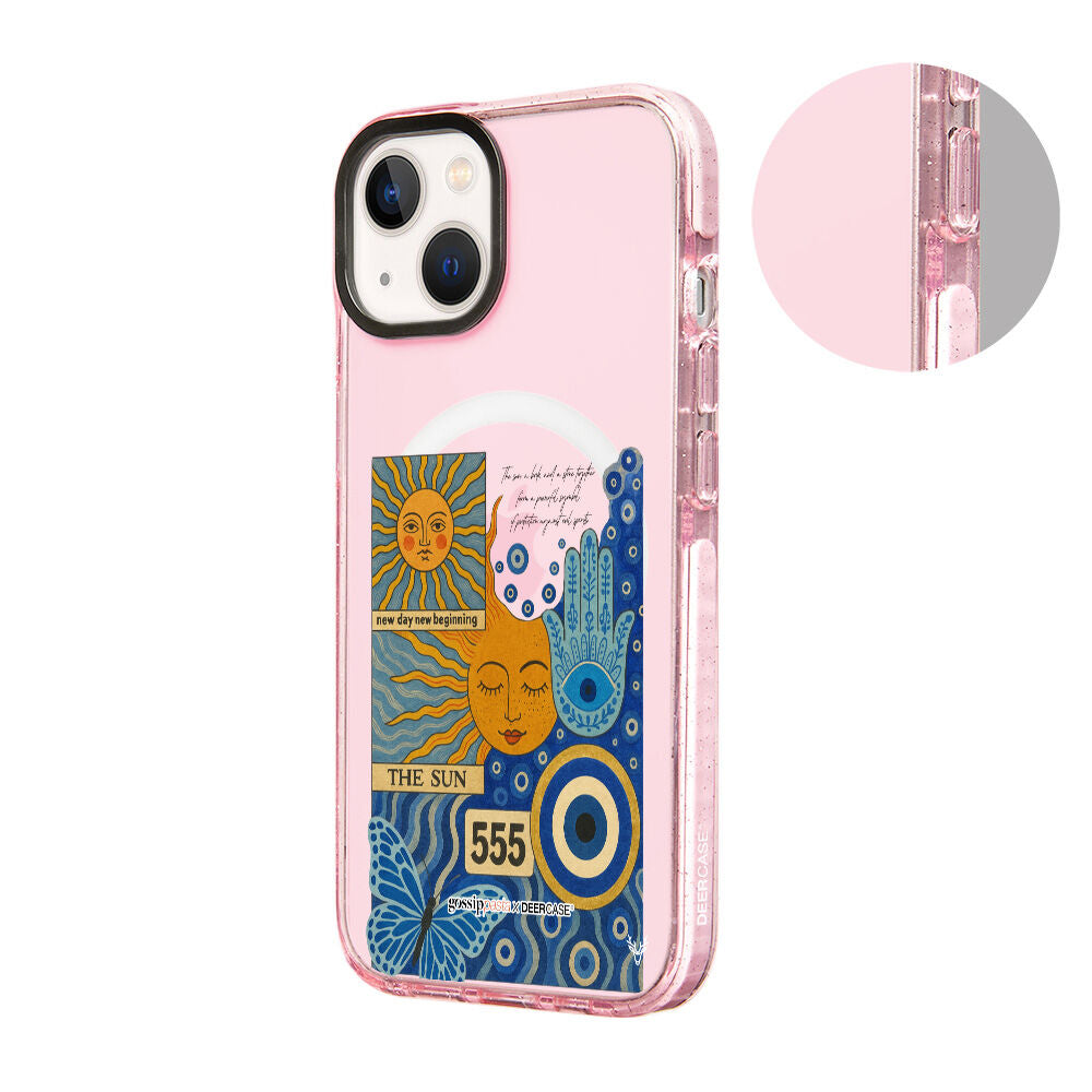 MagsafeliArtycaseSimliPembe