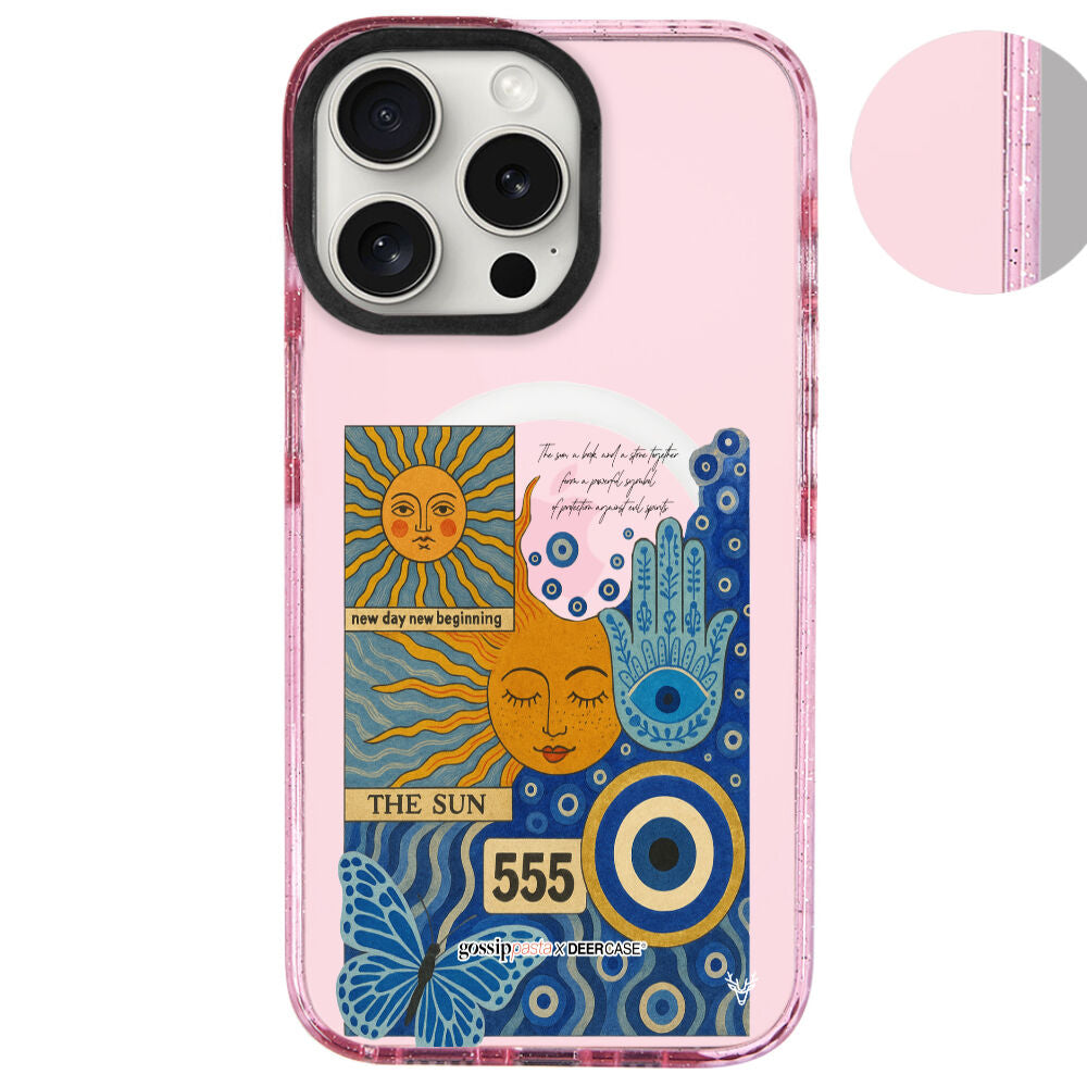 MagsafeliArtycaseSimliPembe