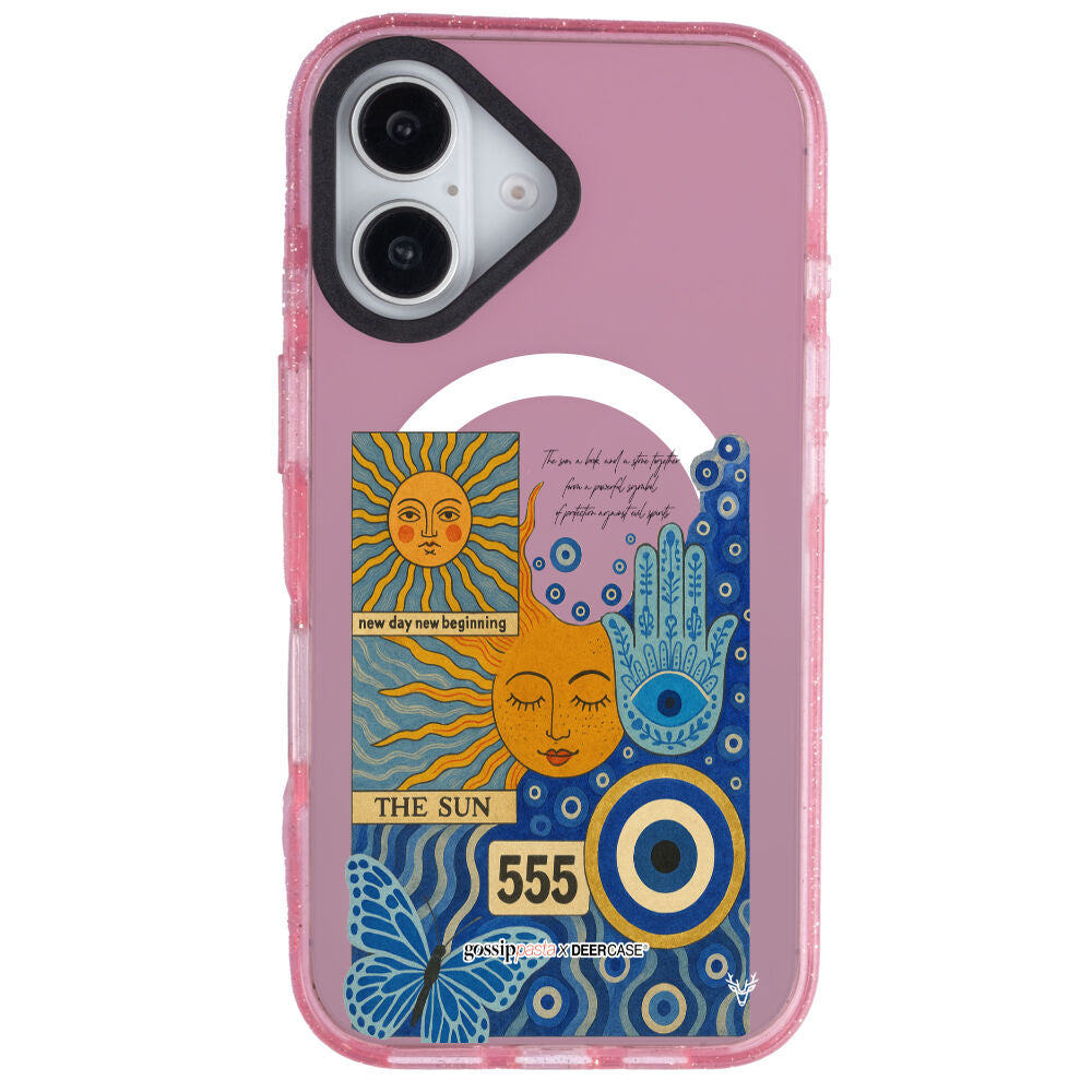 MagsafeliArtycaseSimliPembe
