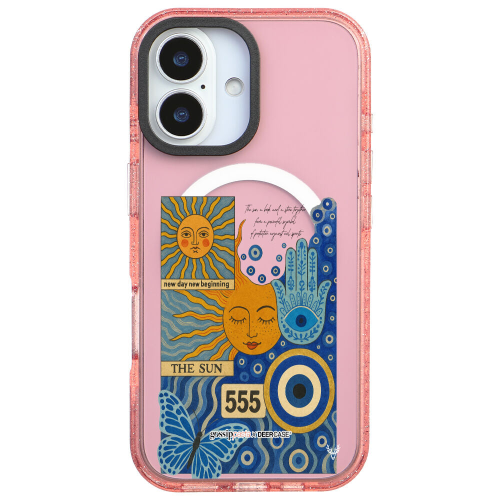 MagsafeliArtycaseSimliPembe