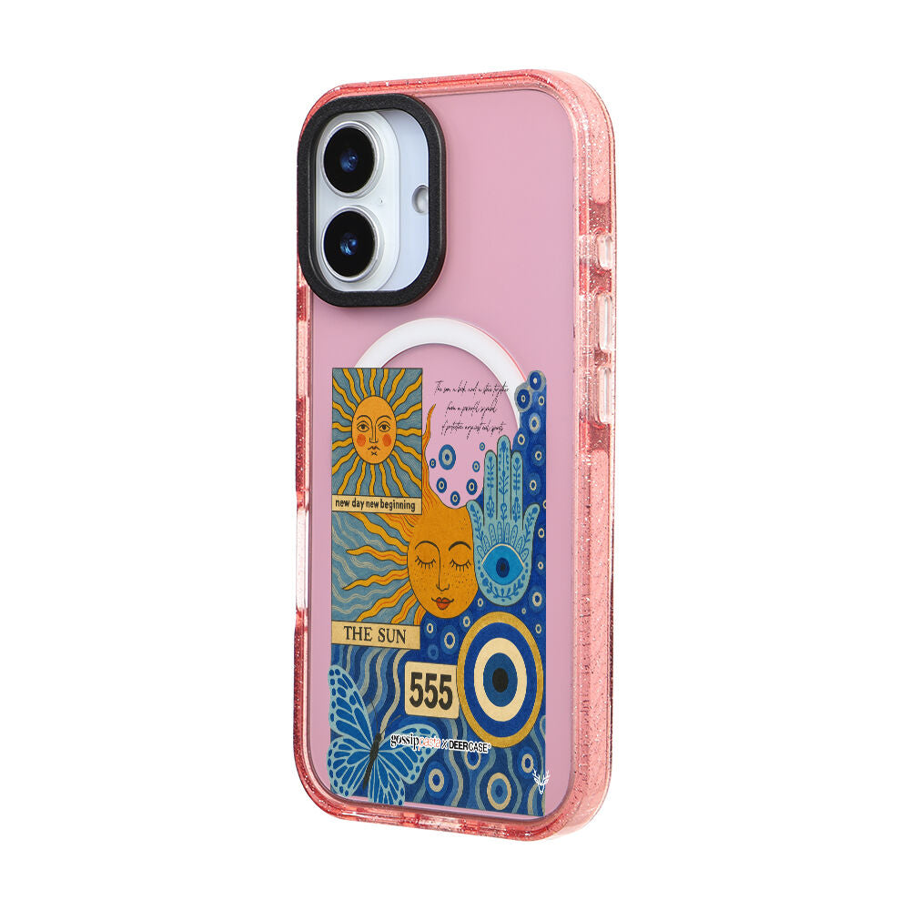 MagsafeliArtycaseSimliPembe