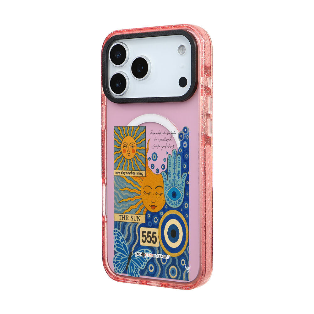 MagsafeliArtycaseSimliPembe