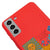 Samsung S21 Plus The Sun Gossip Telefon Kılıfı - Renkli Silikon - Kırmızı