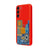 Samsung S22 The Sun Gossip Telefon Kılıfı - Renkli Silikon - Kırmızı