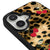 iPhone 16 Leopard Cherry Pattern Telefon Kılıfı - Glossy - Popsoketsiz