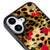 iPhone 17 Leopard Cherry Pattern Telefon Kılıfı - Glossy - Popsoketsiz