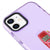 iPhone 12 No Harm Telefon Kılıfı - Artycase - Simli Mor