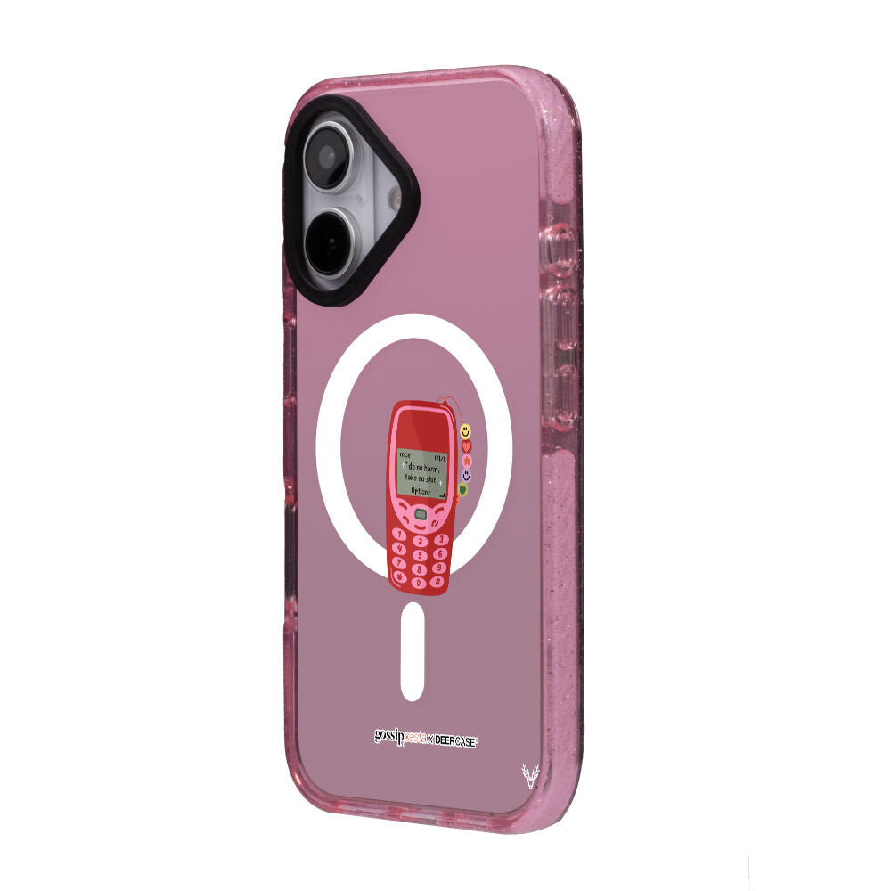 MagsafeliArtycaseSimliPembe