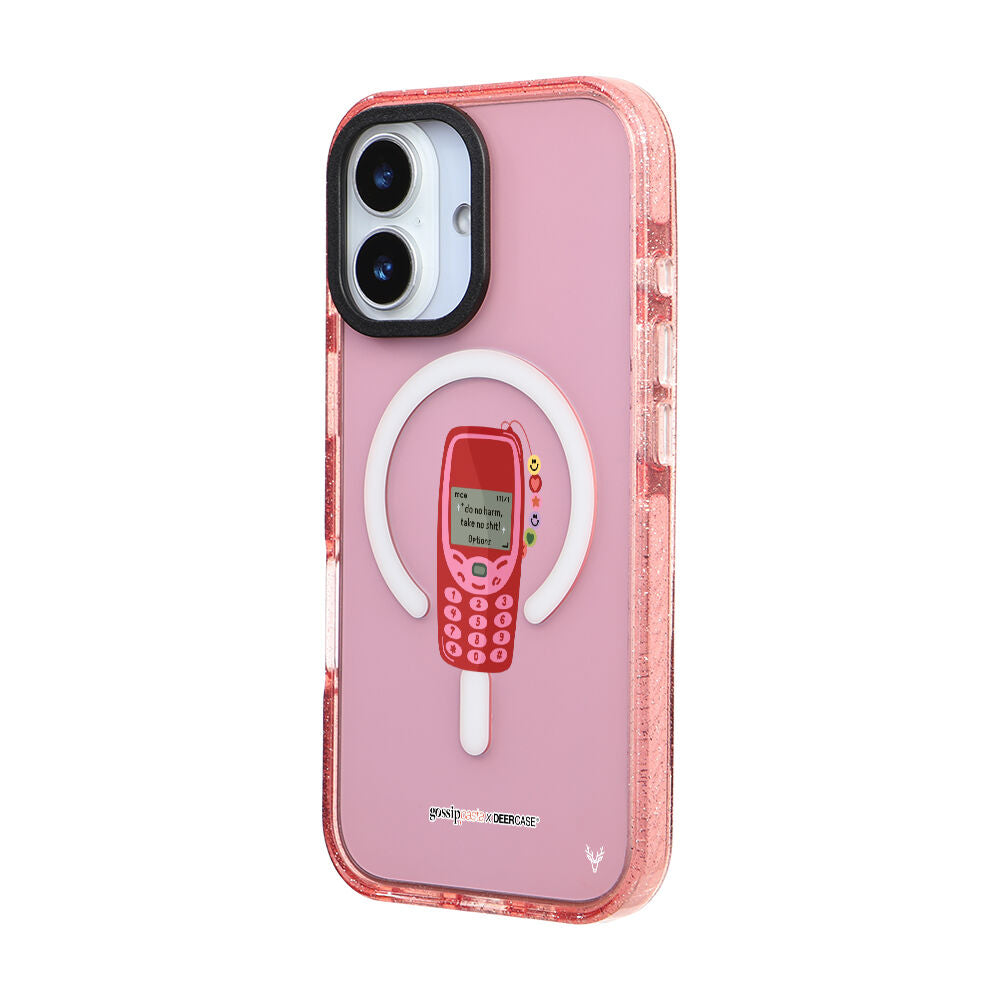 MagsafeliArtycaseSimliPembe