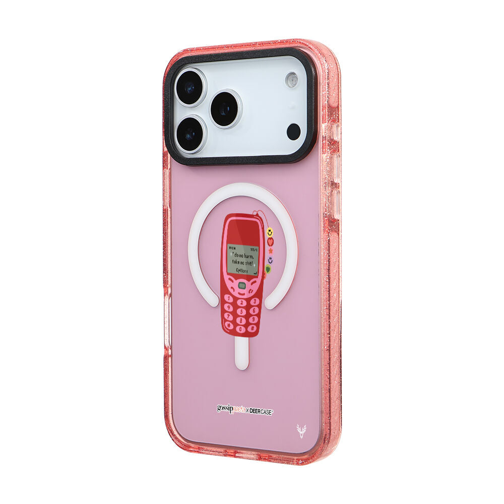 MagsafeliArtycaseSimliPembe