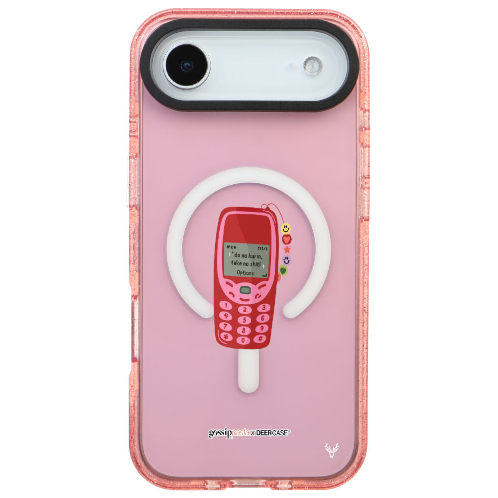 MagsafeliArtycaseSimliPembe