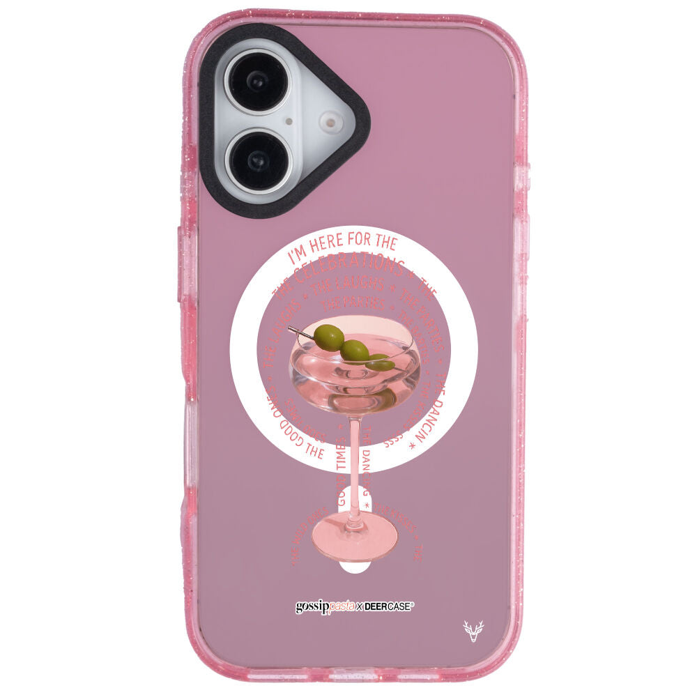 MagsafeliArtycaseSimliPembe