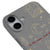 iPhone 16 Moon and Back Telefon Kılıfı - Renkli Silikon - Gri