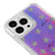 iPhone 13 Pro Max Shine Star Telefon Kılıfı - Neon - Violet