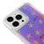 iPhone 15 Pro Max Shine Star Telefon Kılıfı - Neon - Violet