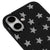 iPhone 16 Shine Star Telefon Kılıfı - Renkli Silikon - Siyah
